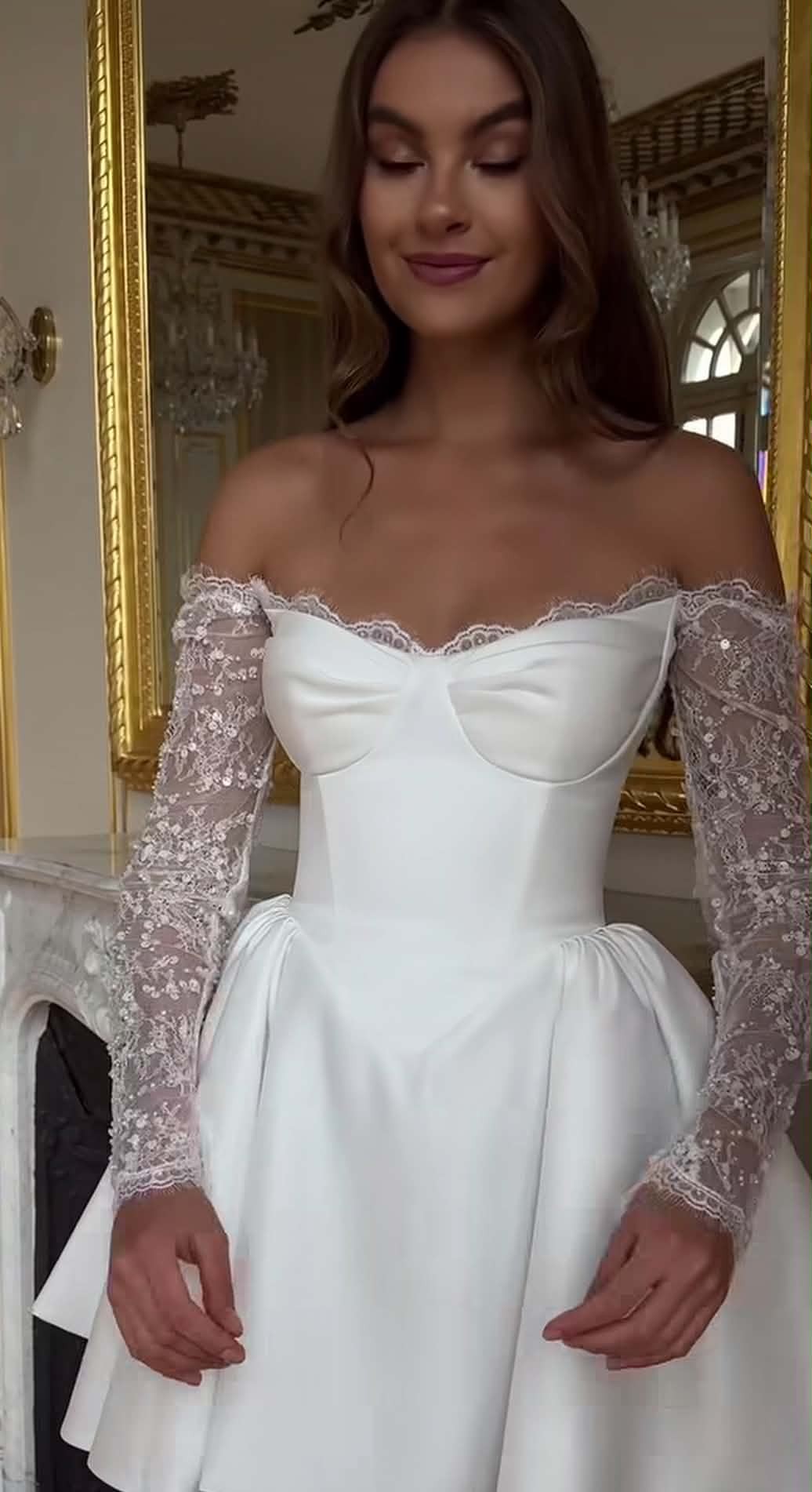 Rosie Etienne Esme bridal mini available to hire UK